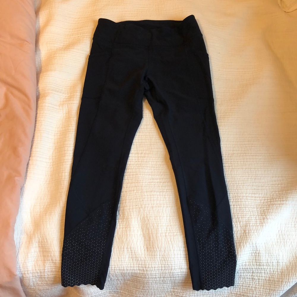 Blue lululemon Tight Stuff II 25”leggings